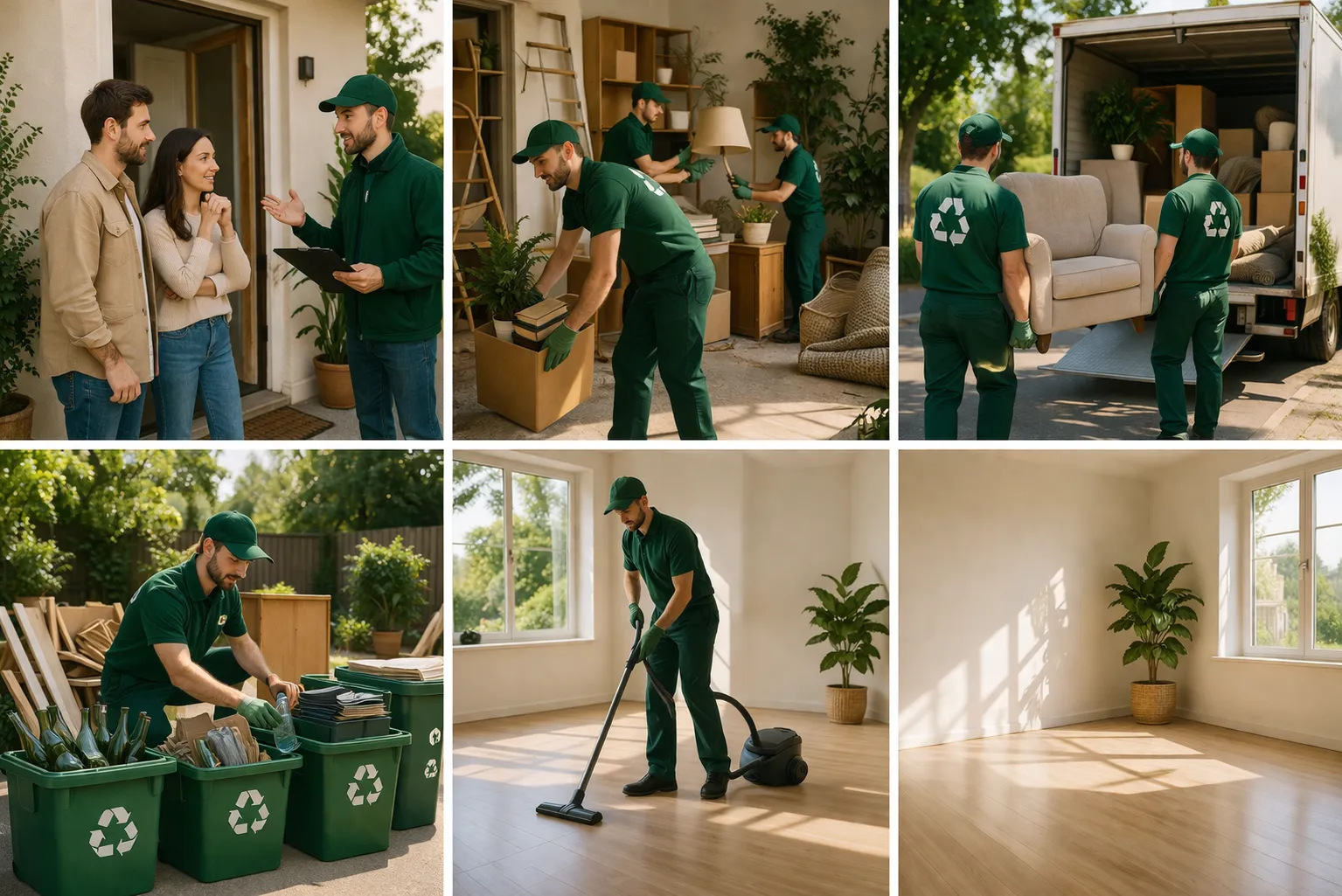 So läuft eine Recycling Räumung bei uns ab